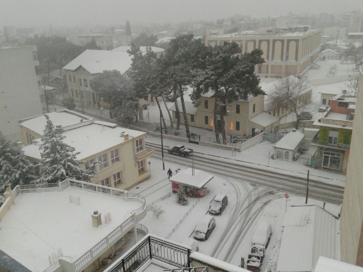 Snow in town