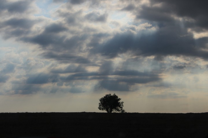Lightrays coming through the clouds..