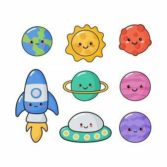 cute planets