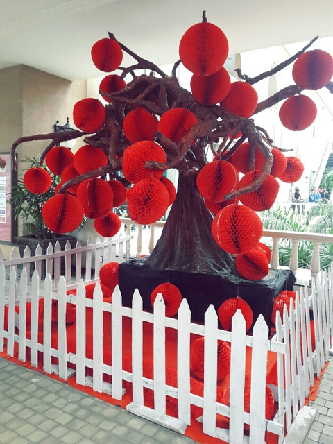 Floral tree..