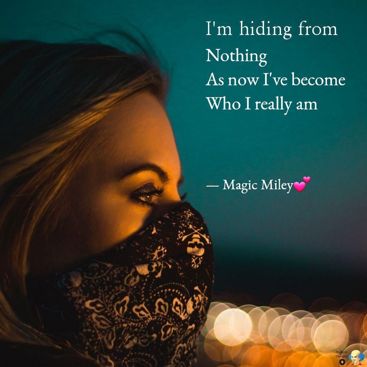 Don't hide