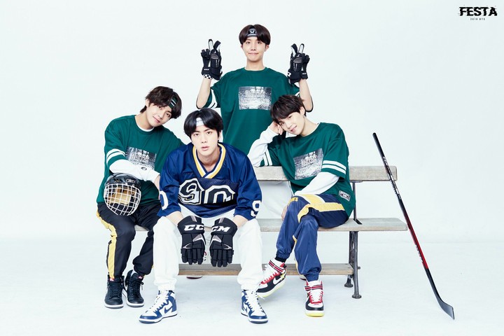 방탄소년단 5주년 기념 가족사진✌