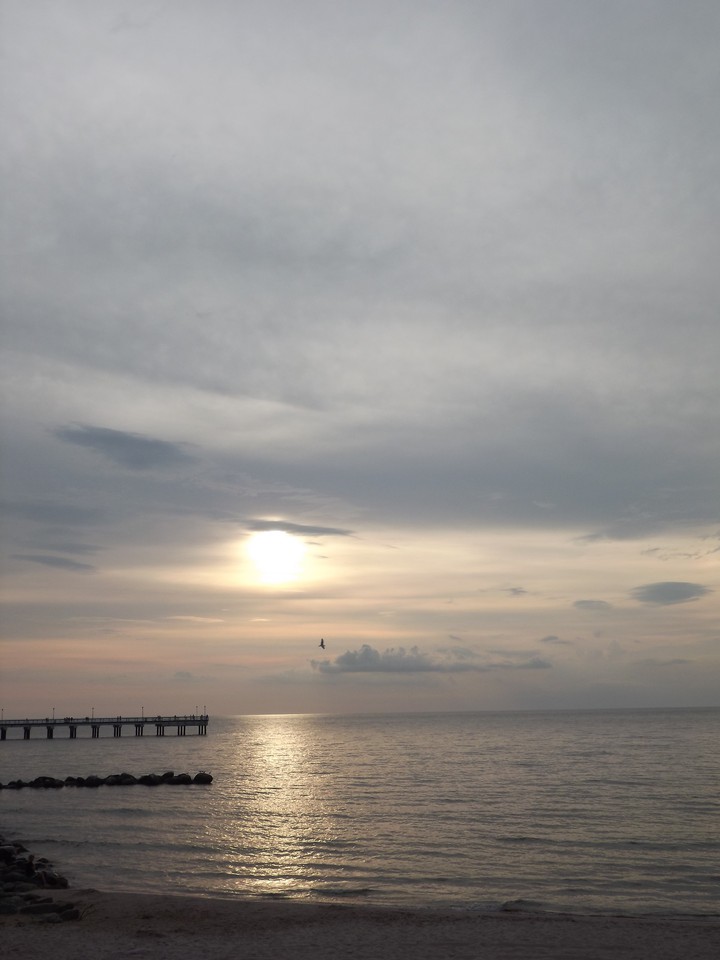Unique sunset