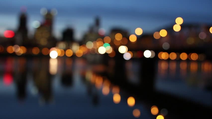 beautiful bokeh effect