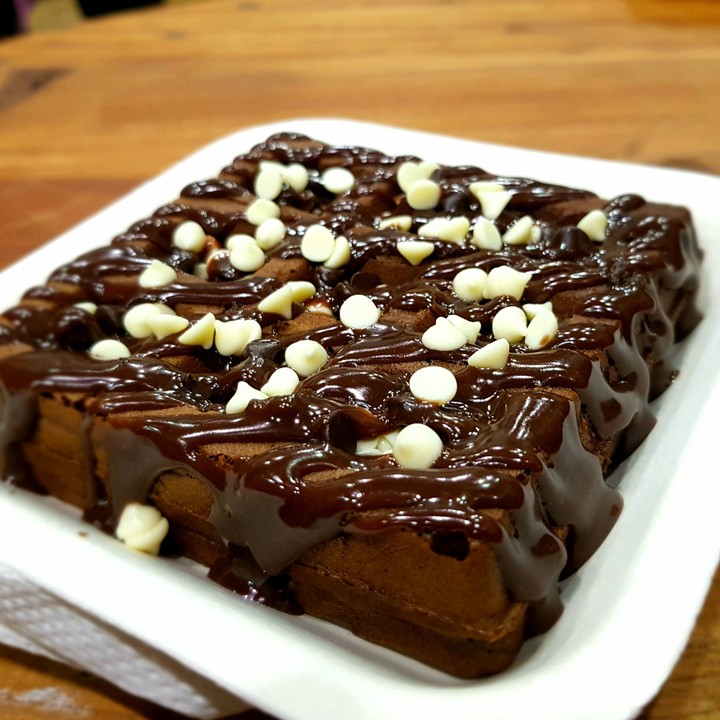 Belgian chocolate waffle