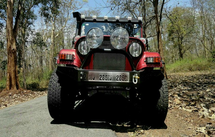 Thar crde off road driving