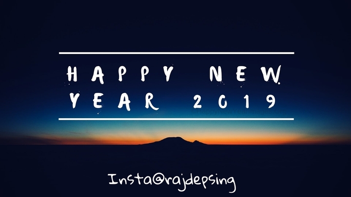happy new year 2019