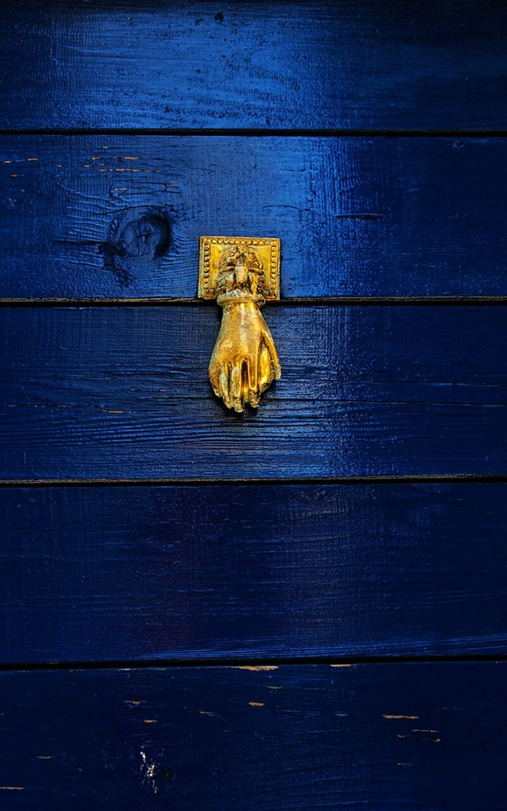 Blue door