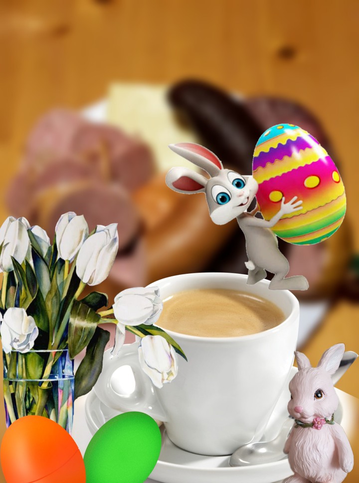 easter Kaffeetrinken