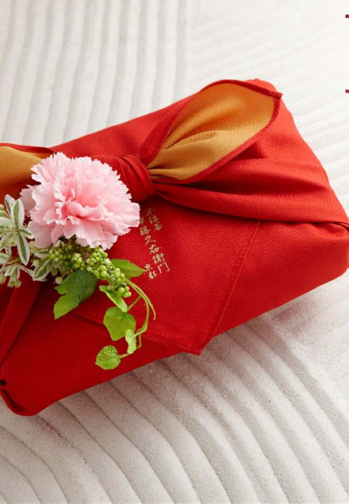 traditionally wrapped furoshiki