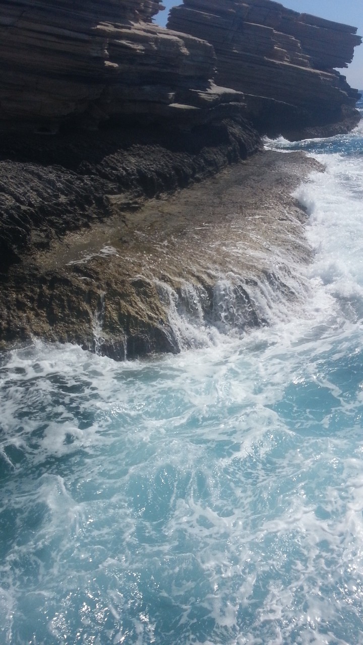 der Fels Triopetras auf Kreta