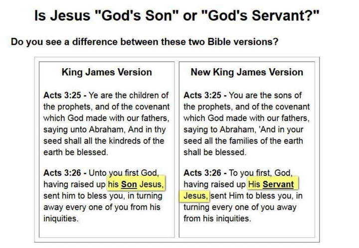 is Jesus God's Son Or God's Servant ?!