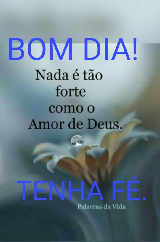 BOM DIA!