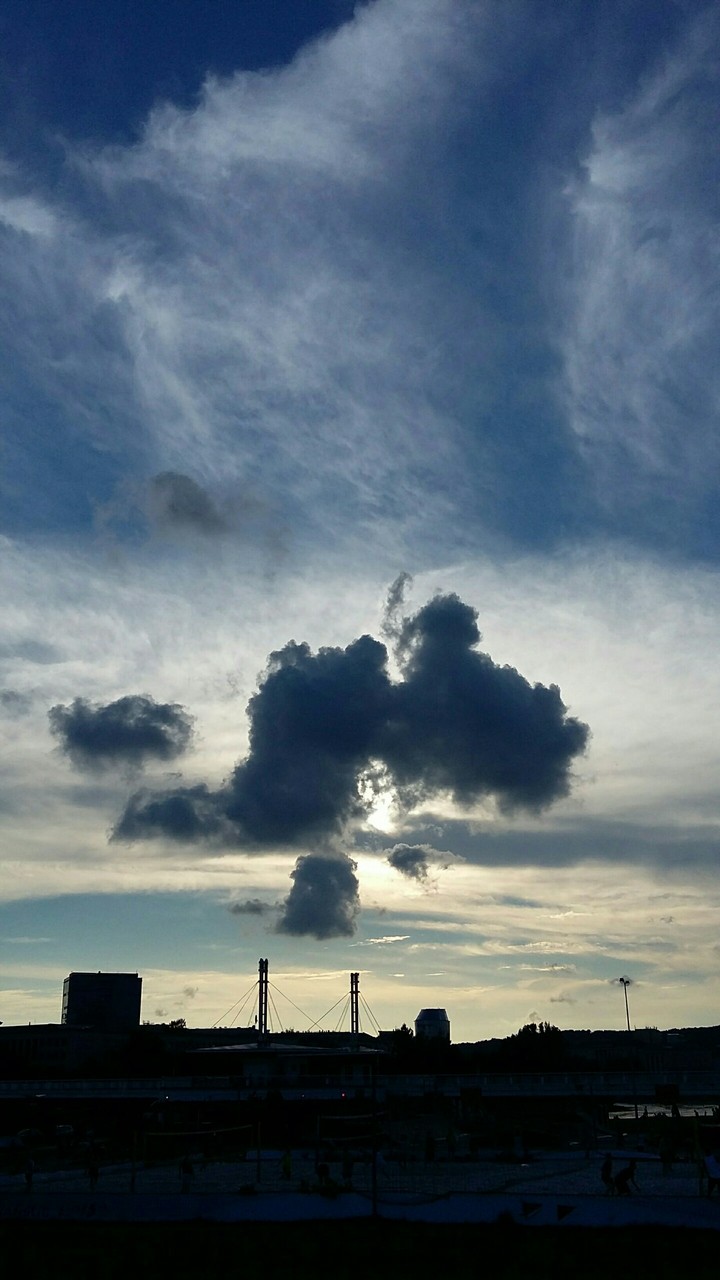 ... in the sky ...