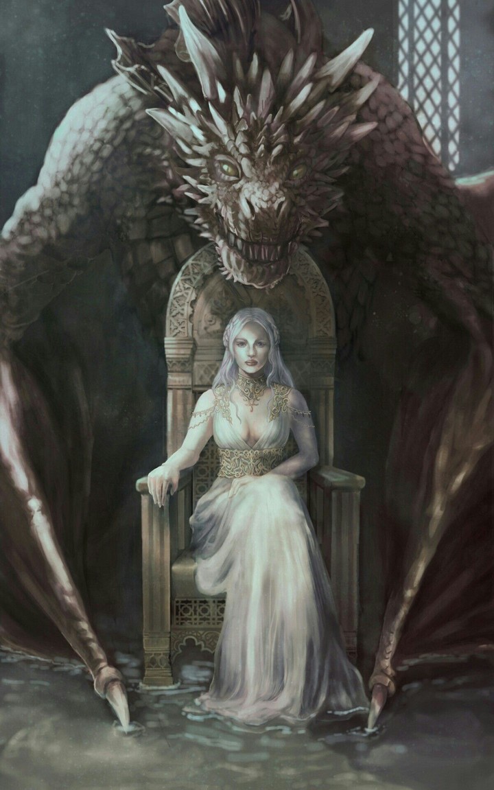 Daenerys with Drogon