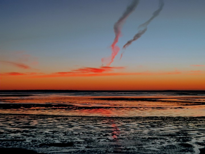 Sunset Willapa beach