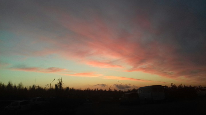 Motning sky