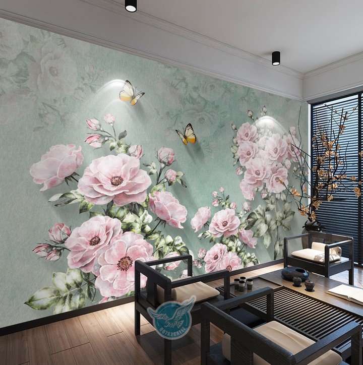 wallpaper for 3D effect customise # Paradise Decor