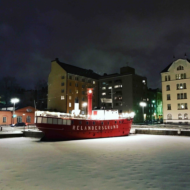 Winter evening in Helsinki!