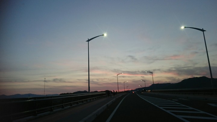 夕暮れ