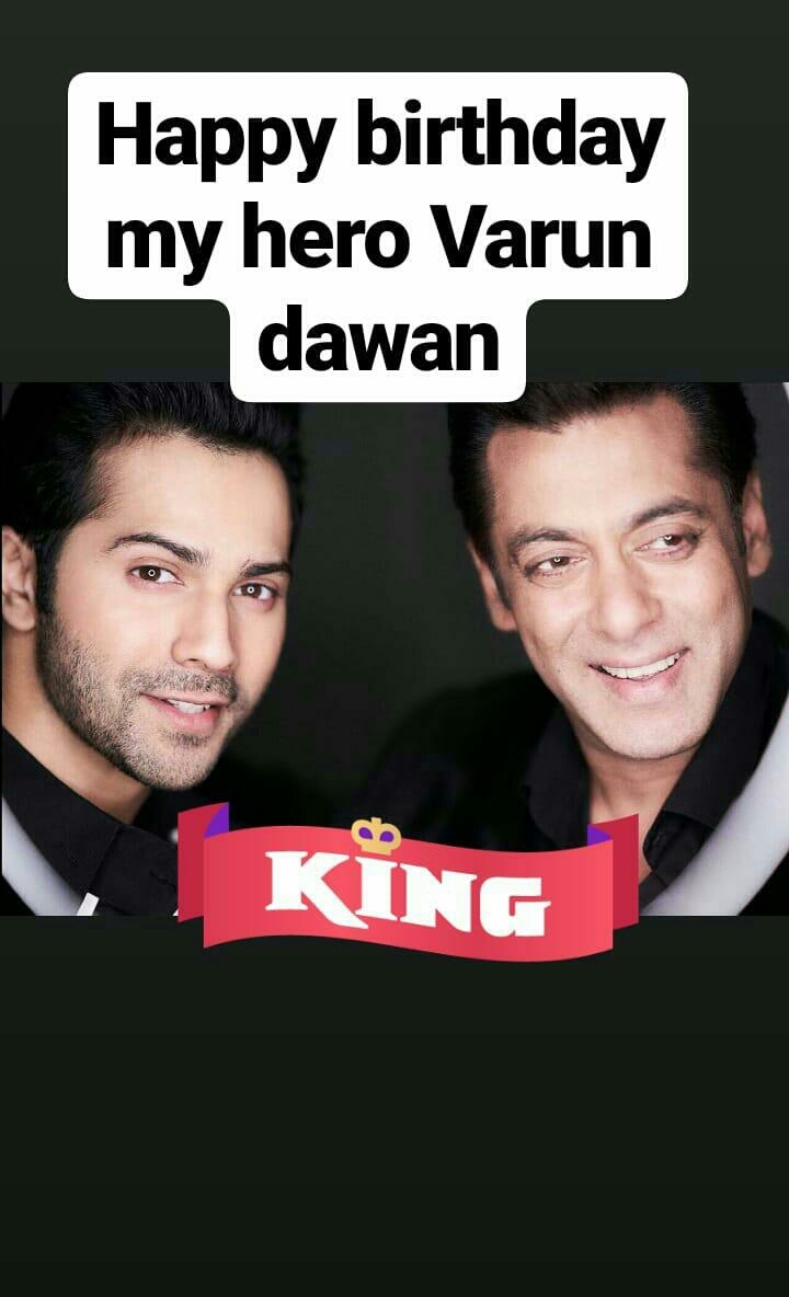 happy birthday my dear Varun dawan 