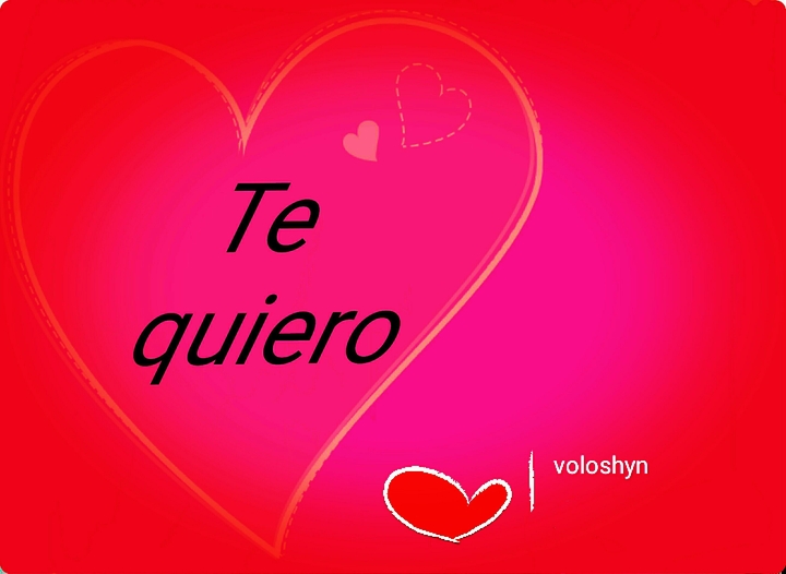 te quiero i love you corazón