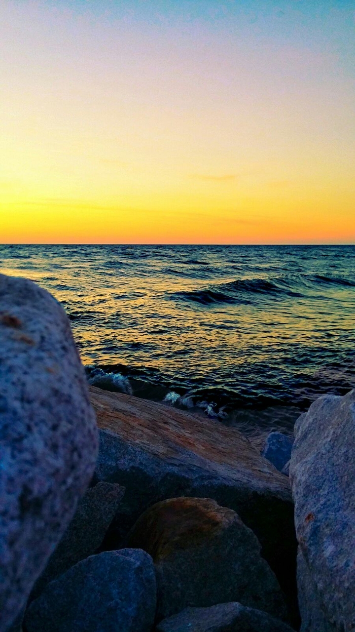 Sunset over the Baltic Sea