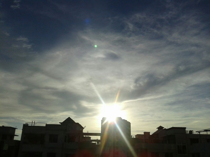 The Sky with Sun