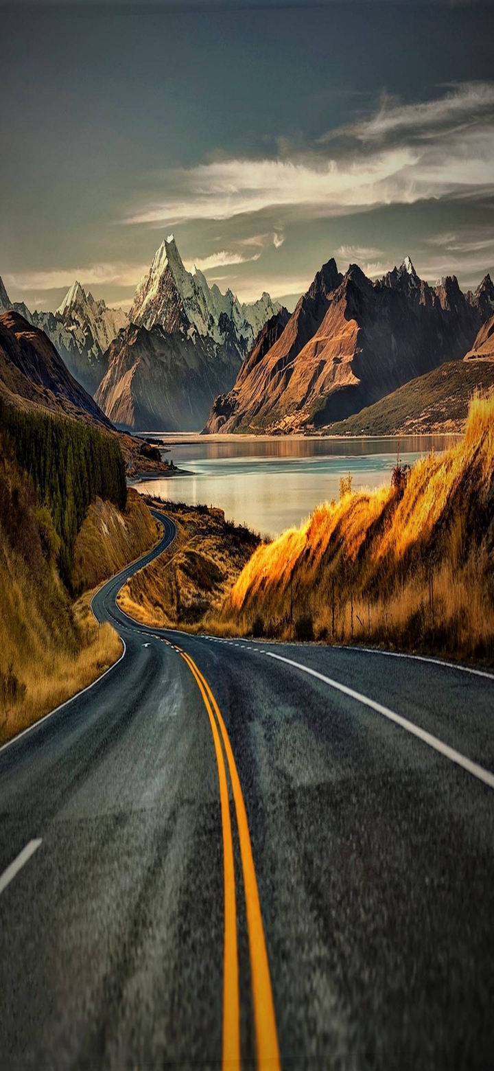 Roads with nature beauty