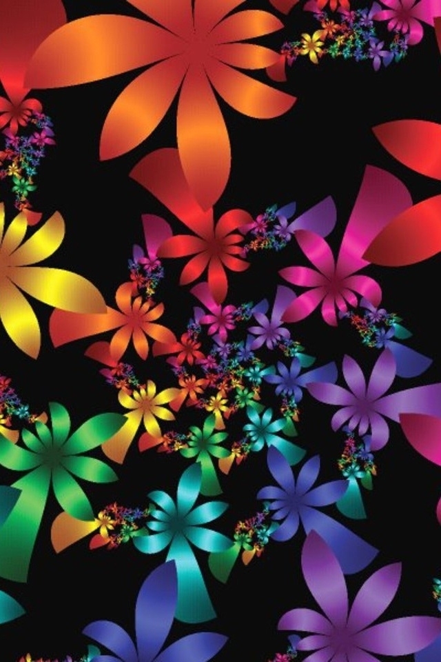 colorful flowers