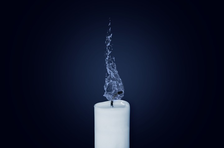 Candle Wick Water