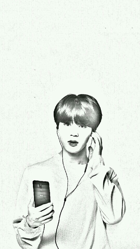 Sketch Jimin Wallpaper