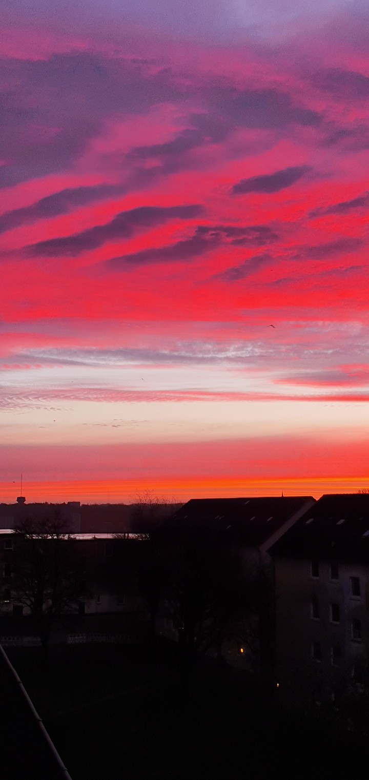 Rote Wolken