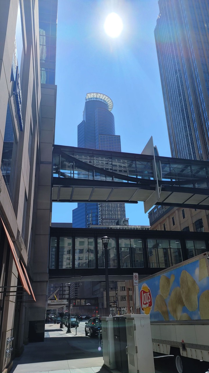 The Capella tower and the Skyways of Minneapolis