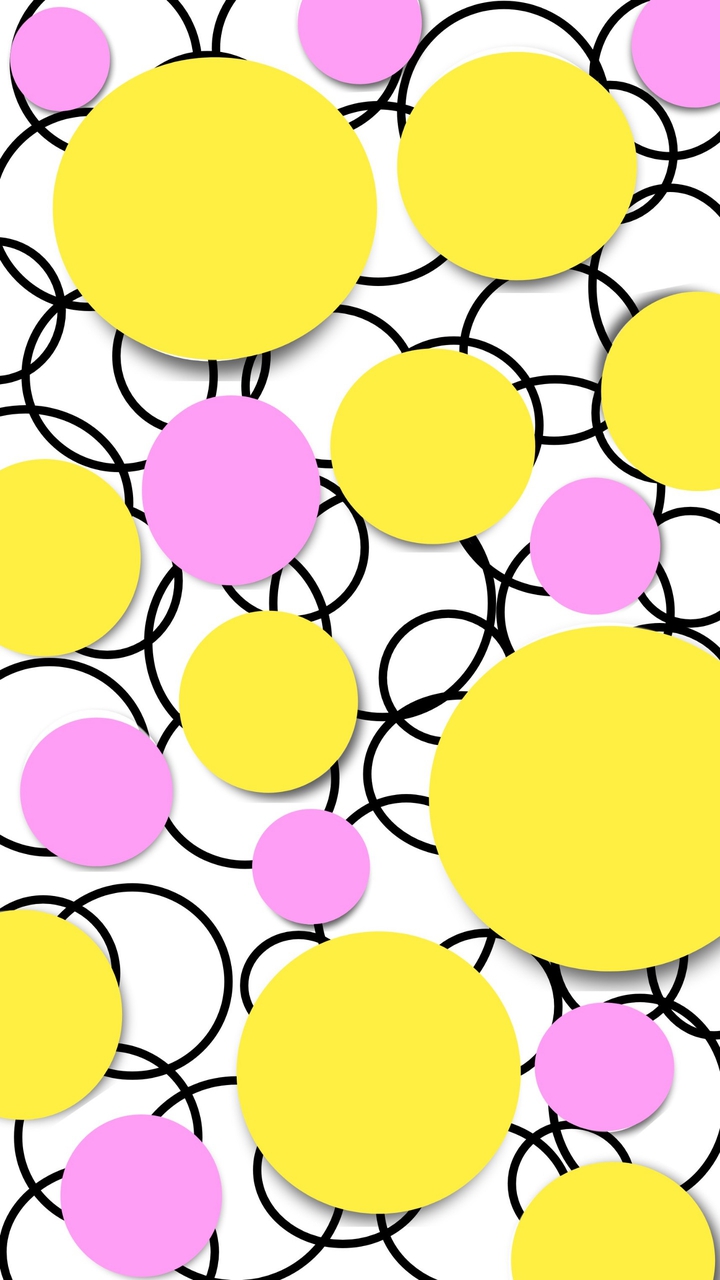 Polka dots wallpaper :)