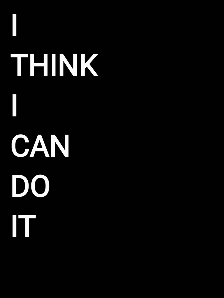 I think I can do it