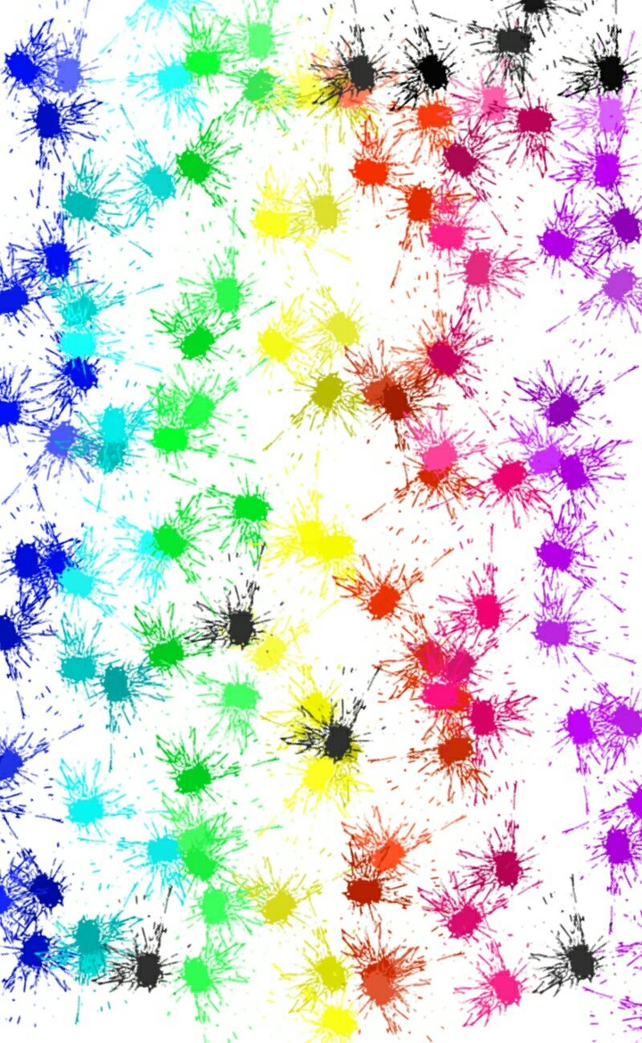 Splashes of paint