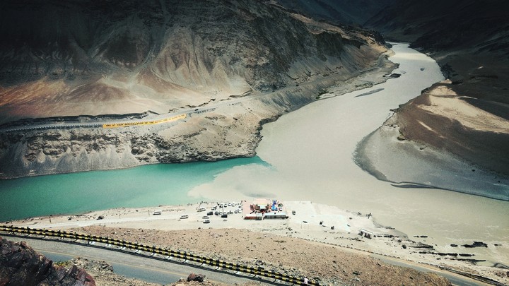 Where two rivers meet...