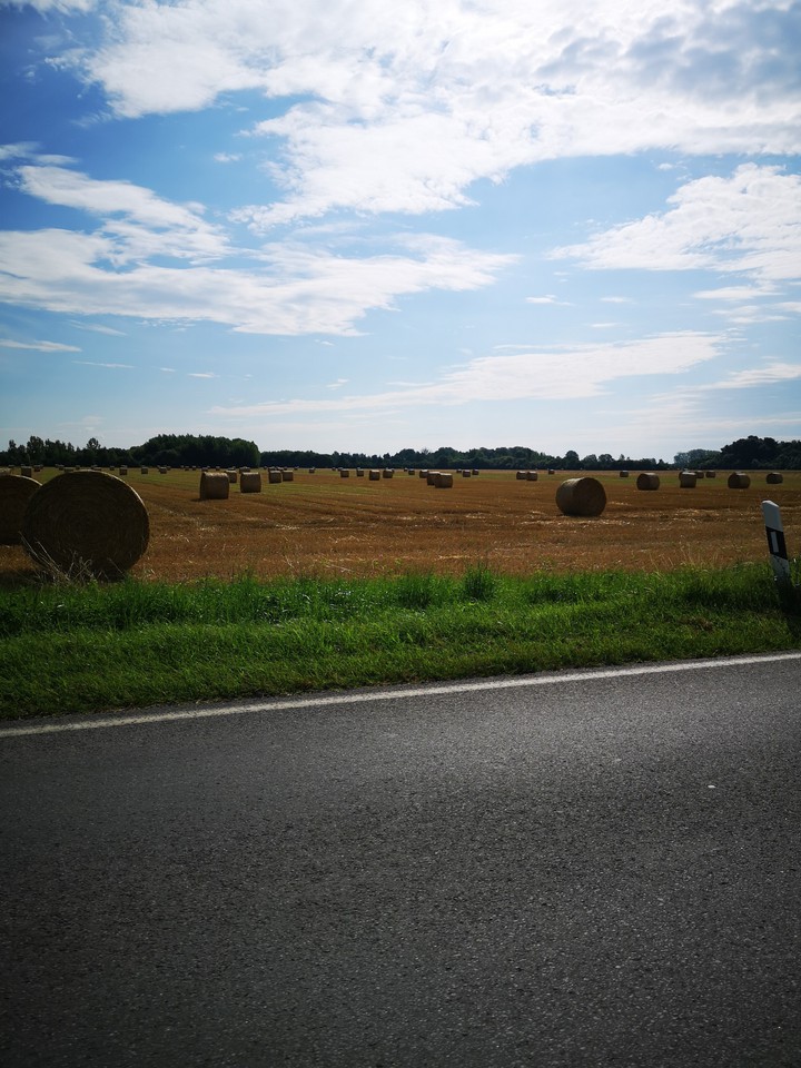 on the road