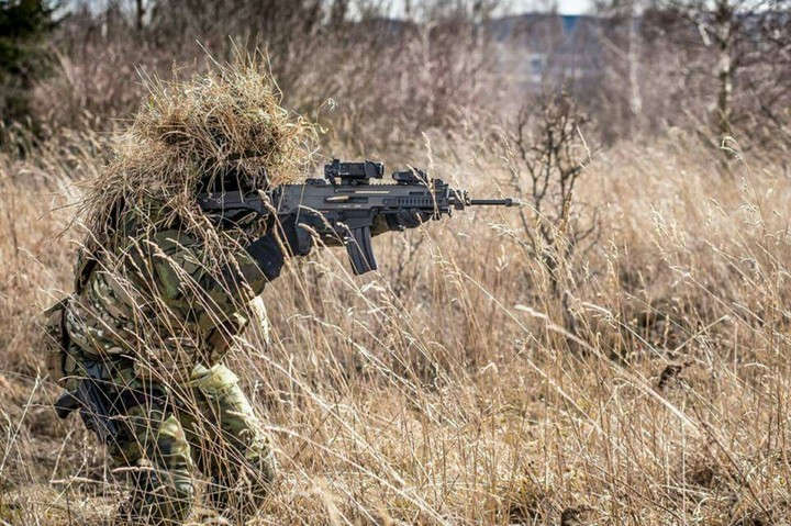 Soldier from Czech 44th Light Motorized Brigade