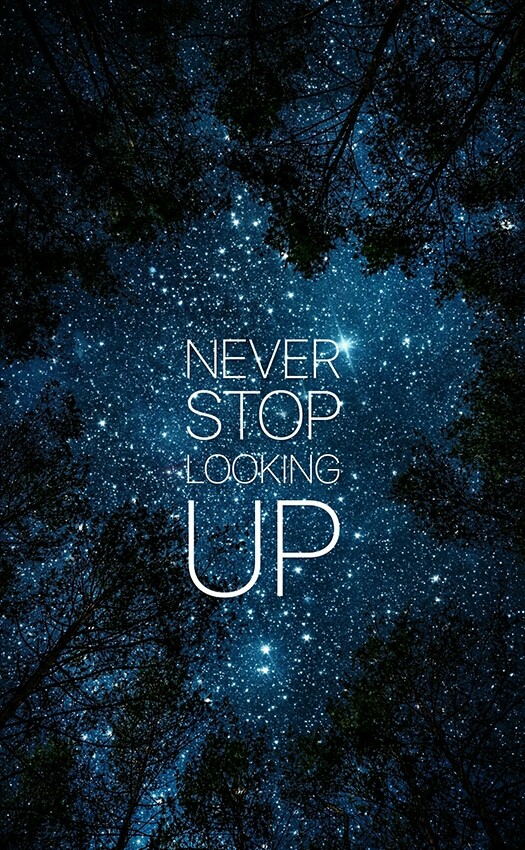 nEver stOp Looking  uP sKy