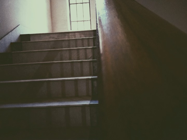 upstairs