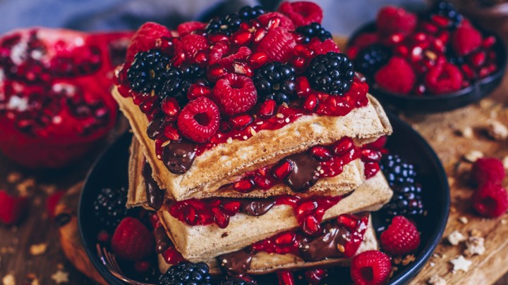 berries & waffles
