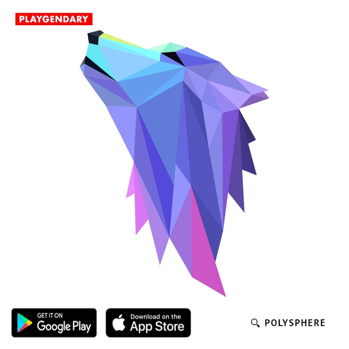colorful wolf