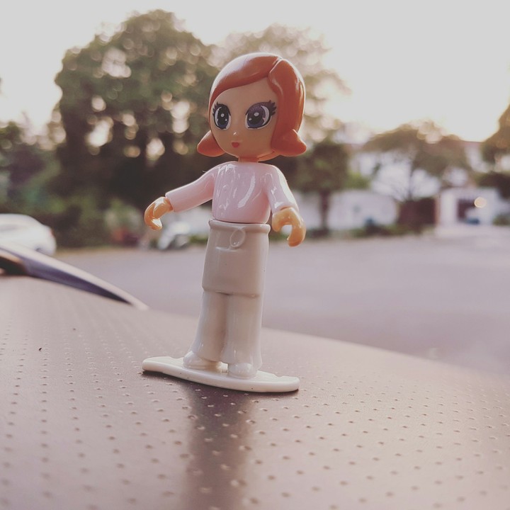 Cartoon Girl Animated Toy