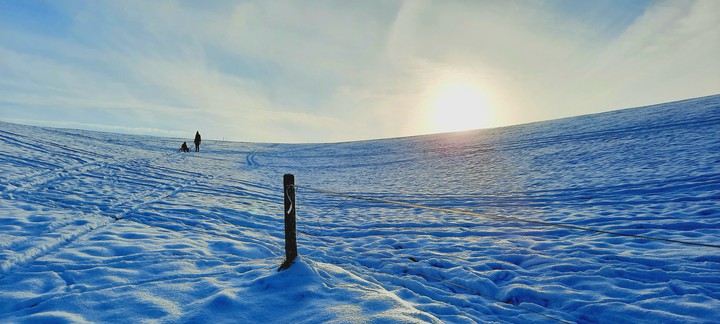 Schlittenwanderung