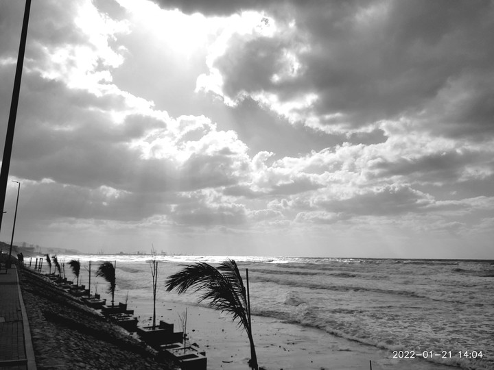 sunshine through the clouds