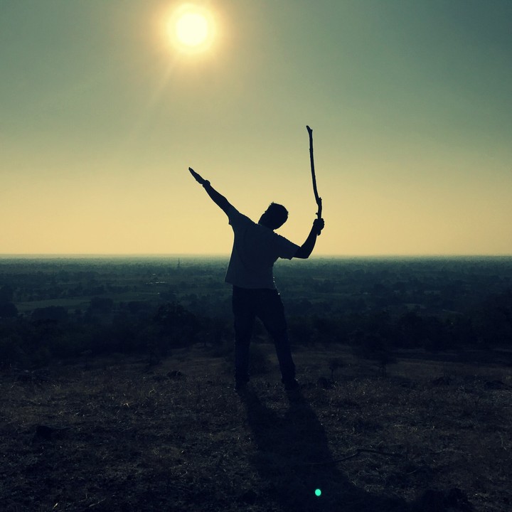 Aiming for the sun.