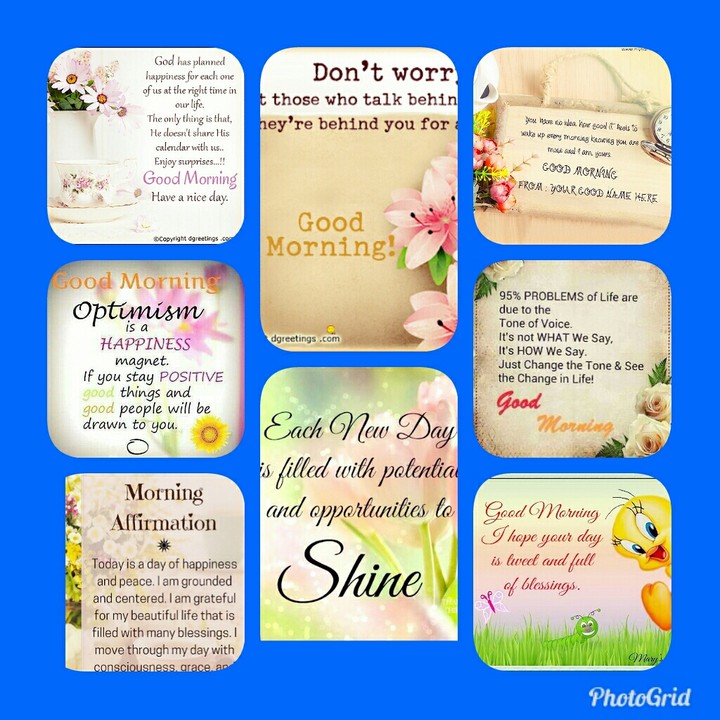 Good morning