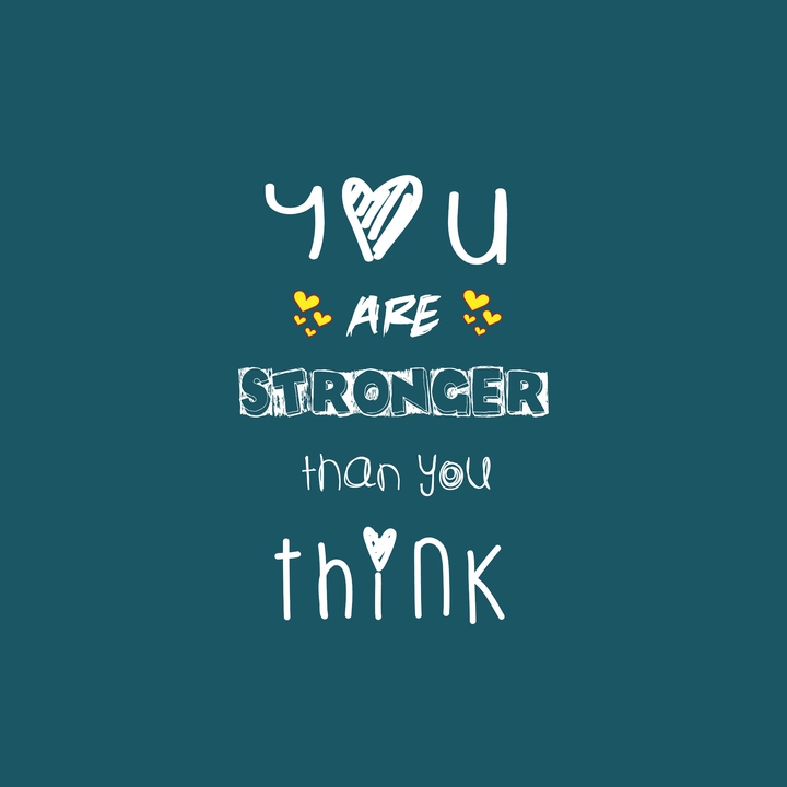 You Are Stronger Than You Think | My New illustrator design